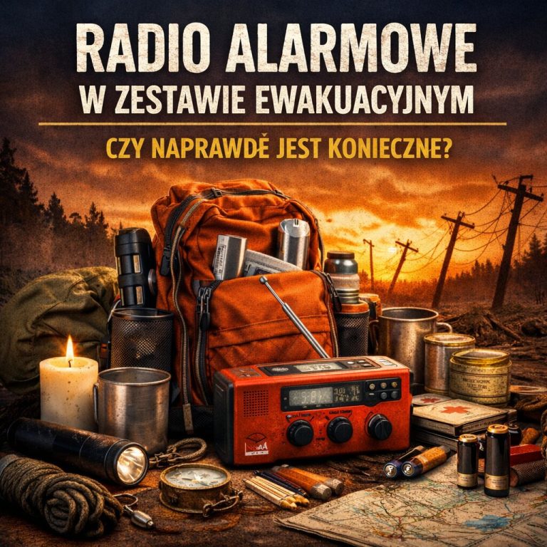 Radio alarmowe w zestawie ewakuacyjnym – czy naprawdę jest konieczne