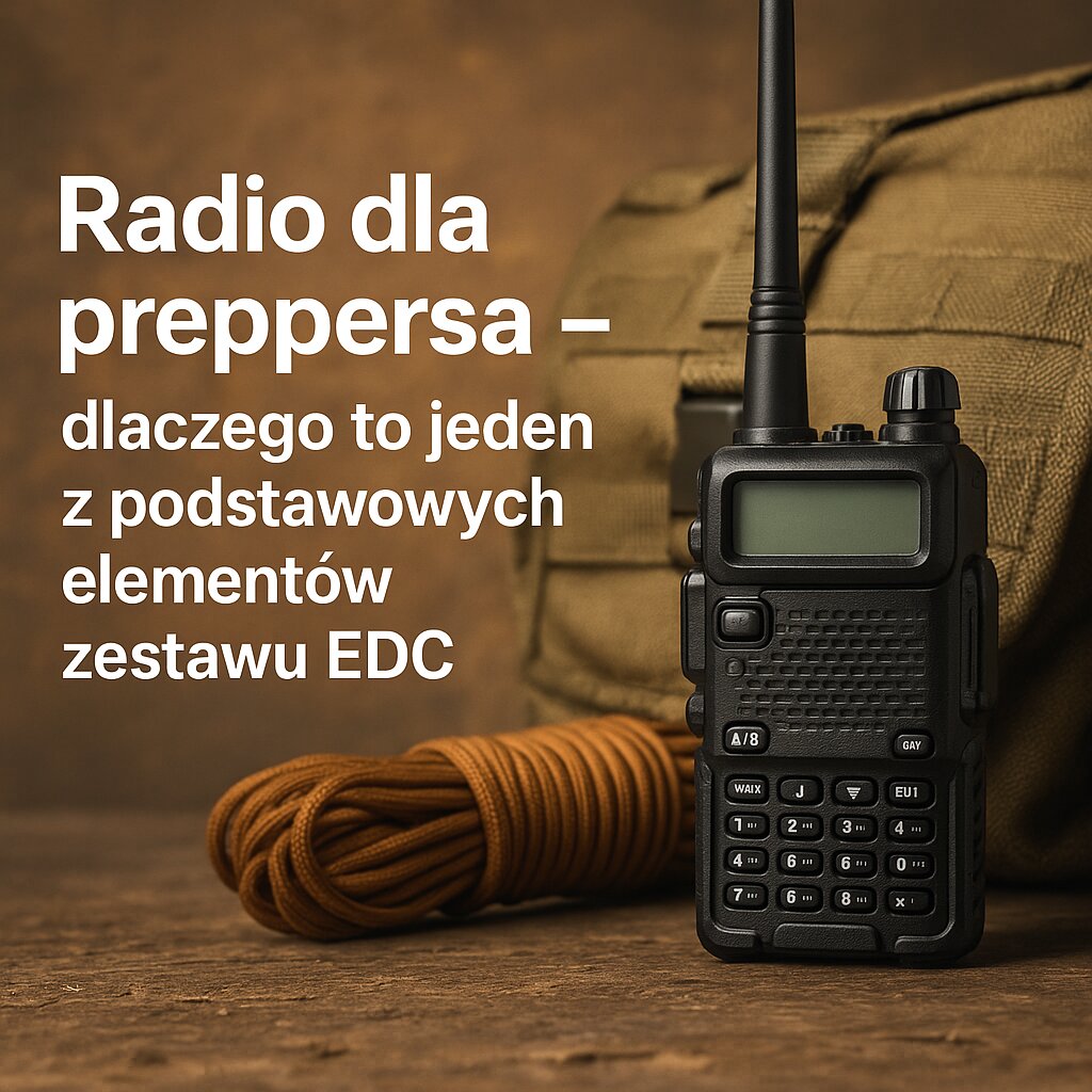 Radio dla preppersa – dlaczego to jeden z podstawowych elementów zestawu EDC