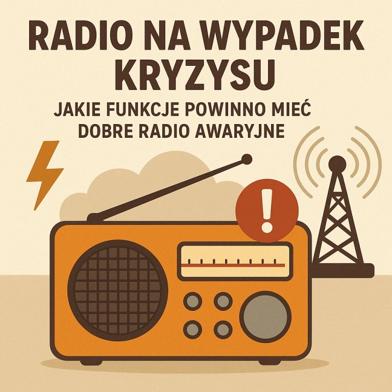 Radio na wypadek kryzysu – jakie funkcje powinno mieć dobre radio awaryjne
