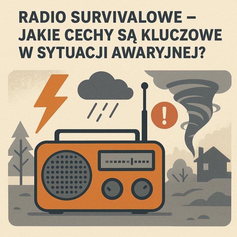 Radio survivalowe – jakie cechy są kluczowe w sytuacji awaryjnej
