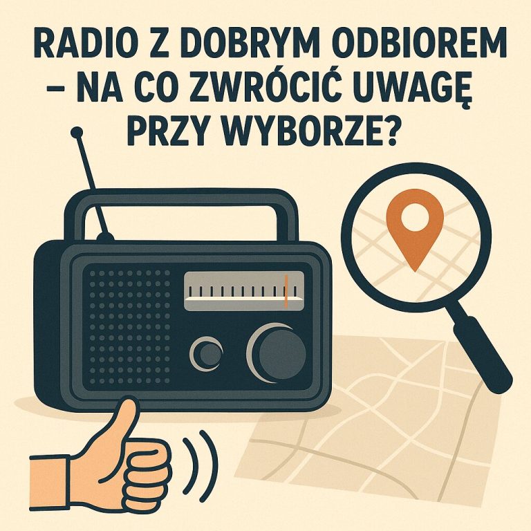 Radio z dobrym odbiorem – na co zwrócić uwagę przy wyborze