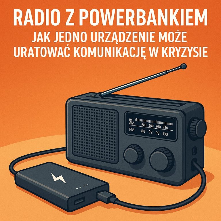 Radio z powerbankiem – jak jedno urządzenie może uratować komunikację w kryzysie